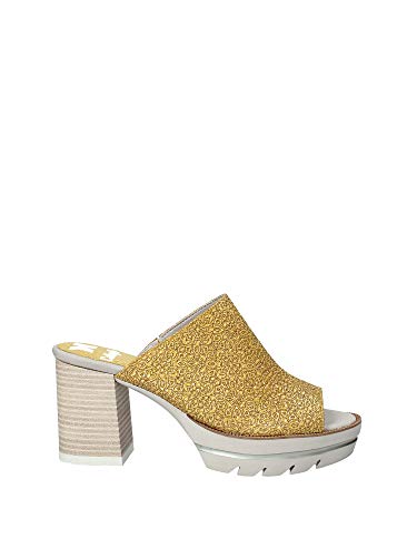 Miss callaghan 25202 Sandalias Altos Mujeres Amarillo 40