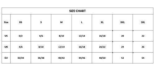 Miusol Elegante Encaje Largo Fiesta Vestido para Mujer Negro Large