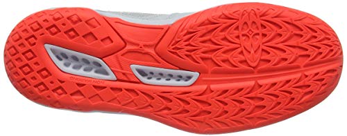 Mizuno Thunder Blade 2, Zapatillas de Voleibol Mujer, Gris Glaciergray Blanco Fiery Coral 60, 38 EU