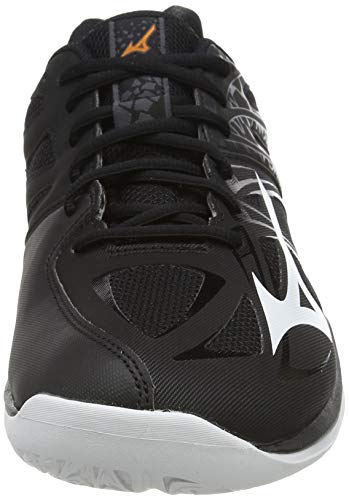 Mizuno Thunder Blade 2, Zapatillas de vóleibol Unisex Adulto, Negro/Blanco/Ébano, 46.5 EU