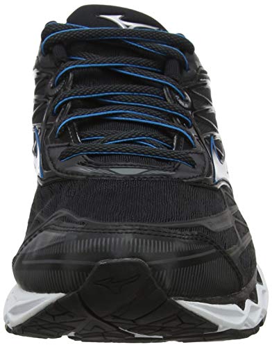 Mizuno Wave Creation 20 Zapatillas de Running, Hombre, Negro (Black/Black/Blue Jewel 09), 44.5 EU