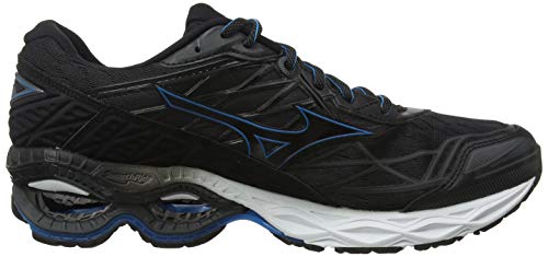 Mizuno Wave Creation 20 Zapatillas de Running, Hombre, Negro (Black/Black/Blue Jewel 09), 44.5 EU
