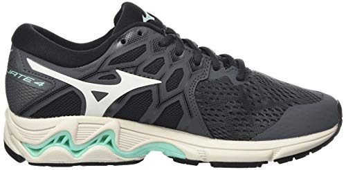 Mizuno Wave EQUATE 4, Zapatillas para Correr de Carretera Mujer, Igate/Blancanieves/Beachgla, 43 EU