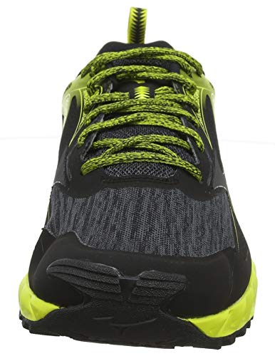 Mizuno Wave Ibuki, Zapatillas de Running para Asfalto Hombre, Negro (Black/Dark Shadow/Bolt 51), 44.5 EU