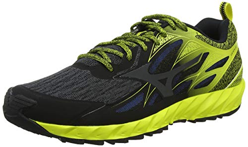 Mizuno Wave Ibuki, Zapatillas de Running para Asfalto Hombre, Negro (Black/Dark Shadow/Bolt 51), 44.5 EU
