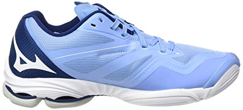 Mizuno Wave Lightning Z6, Zapatillas de vóleibol Mujer, Dellarblue/Blanco/2768c, 38 EU