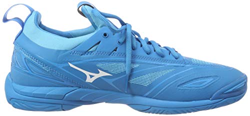 Mizuno Wave Mirage 2.1, Zapatillas de Balonmano Hombre, Azul (Bluejewel/White/Hawaiianocean 98), 42.5 EU