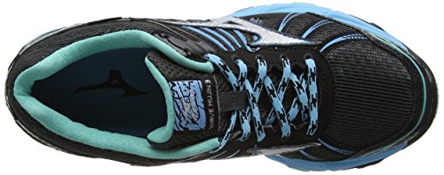 Mizuno Wave Mujin 3 G-TX (w), Zapatillas de Running para Asfalto para Mujer, Gris (Dark Shadow/Silver/Norse Blue), 36.5 EU