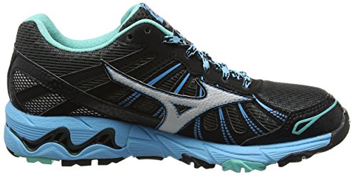 Mizuno Wave Mujin 3 G-TX (w), Zapatillas de Running para Asfalto para Mujer, Gris (Dark Shadow/Silver/Norse Blue), 36.5 EU