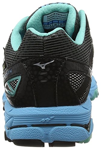 Mizuno Wave Mujin 3 G-TX (w), Zapatillas de Running para Asfalto para Mujer, Gris (Dark Shadow/Silver/Norse Blue), 36.5 EU