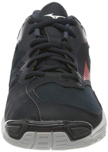 Mizuno Wave Phantom 2, Zapatilla de Balonmano Hombre, Salute Ignitionred Negro, 45 EU