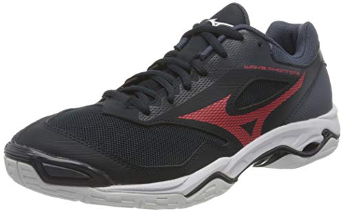Mizuno Wave Phantom 2, Zapatilla de Balonmano Hombre, Salute Ignitionred Negro, 45 EU