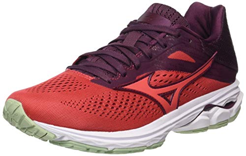 Mizuno Wave Rider 23, Zapatillas de Running Mujer, Rojo (Mauvewne/Cayenne/Bokchoy 59), 38 EU