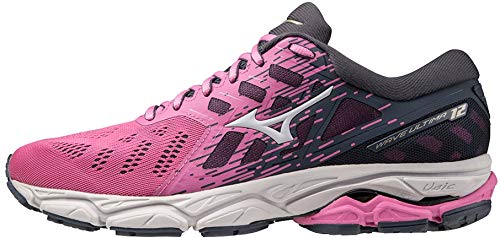 Mizuno Wave Ultima 12 (W), Zapatillas de Running Mujer, Ibis Rose/White/India Ink, 37 EU