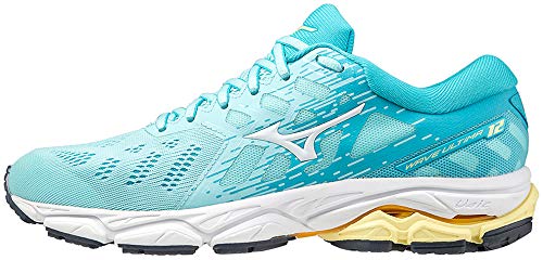 Mizuno Wave Ultima 12, Zapatillas para Correr Mujer, Tanagert Swhite Scubab, 36.5 EU