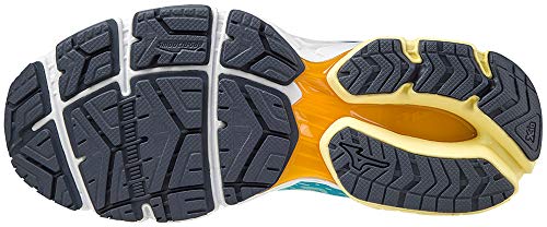 Mizuno Wave Ultima 12, Zapatillas para Correr Mujer, Tanagert Swhite Scubab, 38 EU