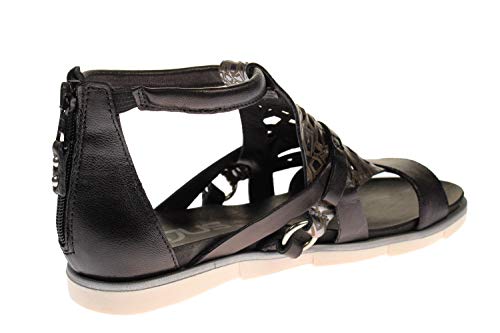 Mjus 740072-201-0001 Nero-INOX - Sandalias para mujer, color Negro, talla 36 EU