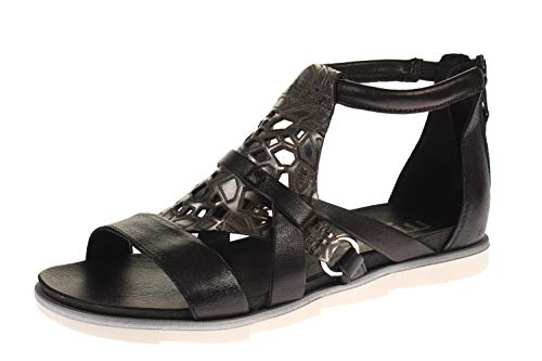 Mjus 740072-201-0001 Nero-INOX - Sandalias para mujer, color Negro, talla 36 EU