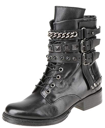 Mjus - Botines, Color Negro, Talla 40 EU