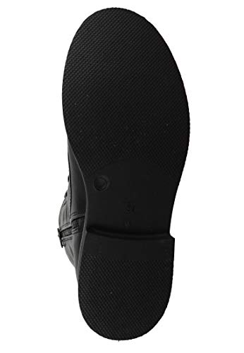 Mjus Triple Zip Botines/Low Boots Mujeres Negro - 41 - Botas De Caña Baja Shoes