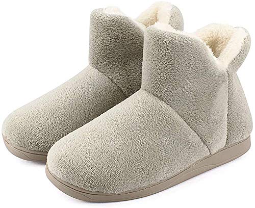 MK MATT KEELY Zapatillas para Mujer Botas para Hombre Zapatillas Bootie para niños Calientes de Invierno Que Combinan con los Zapatos