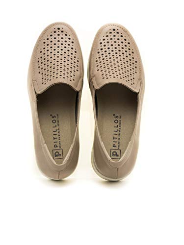 Mocasines Pitillos 2001 Crema para Mujer 38