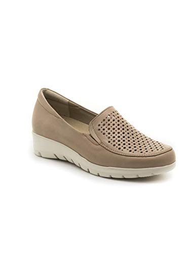 Mocasines Pitillos 2001 Crema para Mujer 38