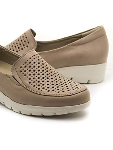 Mocasines Pitillos 2001 Crema para Mujer 38