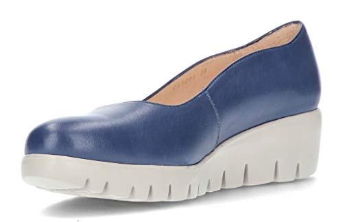 Mocasines WONDERS SAUVAG C33242 de la Talla 35 en Color Baltic