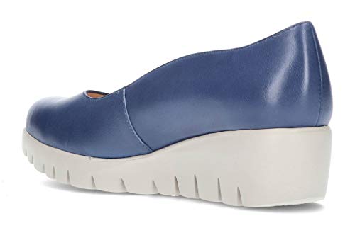 Mocasines WONDERS SAUVAG C33242 de la Talla 35 en Color Baltic