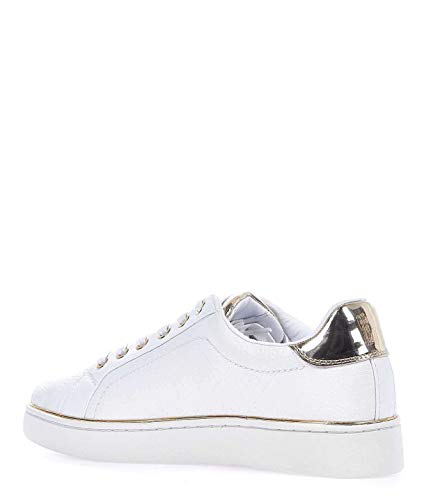 Moda De Lujo | Guess Mujer FL5BEKFAL12WHITE Blanco Fibras Sintéticas Zapatillas | Ss21