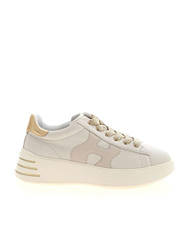 Moda De Lujo | Hogan Mujer HXW5640DN60PJZ0RB0 Blanco Cuero Zapatillas | Primavera-Verano 21