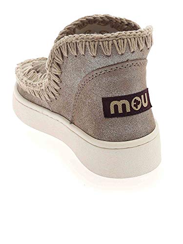 Moda De Lujo | Mou Mujer SW211000PMGEGRY Beige Cuero Zapatillas Slip-on | Primavera-Verano 21