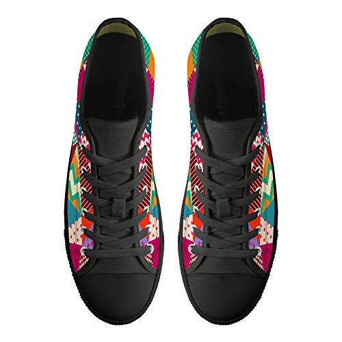 MODEGA 2019 Sencillos Zapatos De Lona De Impresión para Niños Sencilla De Impresión Superior Zapatos Bajos para Las Mujeres Zapato