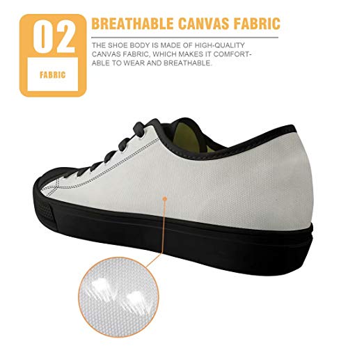 MODEGA 2019 Zapatos Superiores Bajos De Impresión En Negro Lobo para Los Zapatos De Lona Hombres Lobo De Impresión para Las Mujere