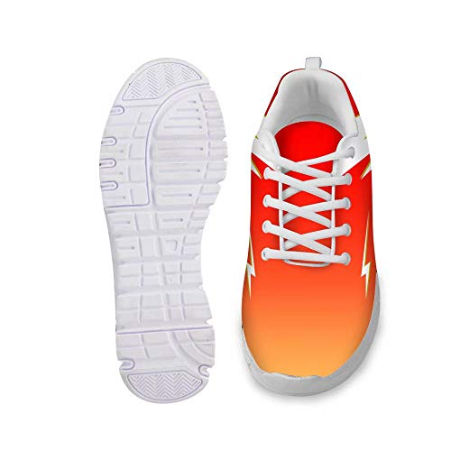 MODEGA Zapatos Dorados Tienda Online Zapatillas Ofertas Zapatillas Running Mujer Zapatos Rojos Mujer Zapatos de Moda Hombre Bambas Deportivas Mujer za 8UK|43 EU