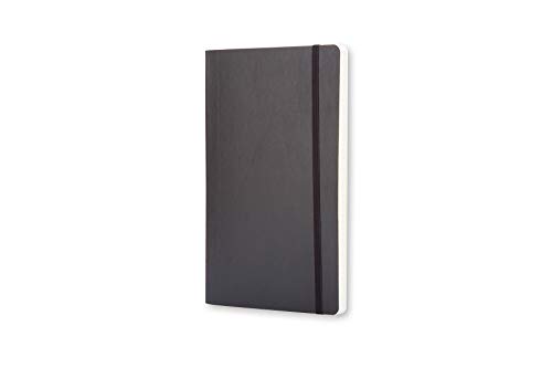 Moleskine - Cuaderno Clásico con Páginas Cuadriculada, Tapa Blanda y Goma Elástica, Negro (Black), Tamaño Bolsillo, 192 Páginas