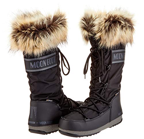 Moon-boot Monaco Wp2, Botas de Nieve Unisex Adulto, Negro (Negro 001), 40 EU