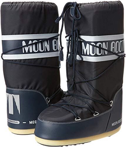 MOON BOOT Nylon, Botas de Nieve Unisex Adulto, Azul (Blue Jeans 64), 39/41 EU