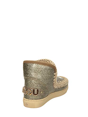 Mou Mujer Eskimo Sneaker Botines Oro 39 EU