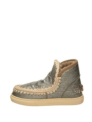 Mou Mujer Eskimo Sneaker Botines Oro 39 EU