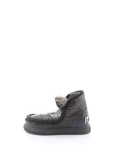 MOU Scarponcino Donna Mod. ESKIMO18 Gliter CBKG Nero 40