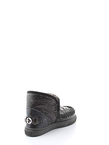 MOU Scarponcino Donna Mod. ESKIMO18 Gliter CBKG Nero 40