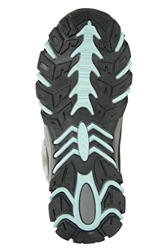 Mountain Warehouse Botas de Nieve para jóvenes de Ohio - Botas para niños Transpirables, Impermeables y de Secado rápido - para Vacaciones de Invierno - niños y niñas Gris Claro 33
