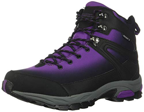 Mountain Warehouse Shadow Botas Softshell Mujer - Zapatos Forrados de Malla, Calzado con Suela de Goma, Acolchado EVA, Transpirable - Ideal para Acampar, Viajar Morado Talla Zapatos Mujer 38 EU