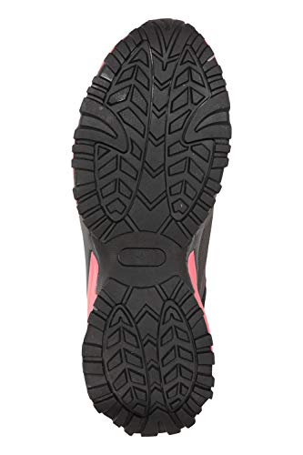 Mountain Warehouse Zapatillas Impermeables Collie para Mujer - Calzado liviano para Damas, Zapatos Transpirables, Zapatos Suaves para Caminar Gris Talla Zapatos Mujer 39 EU