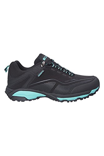 Mountain Warehouse Zapatillas Impermeables Collie para Mujer - Calzado liviano para Damas, Zapatos Transpirables, Zapatos Suaves para Caminar Negro Talla Zapatos Mujer 39 EU