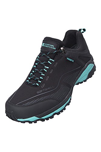 Mountain Warehouse Zapatillas Impermeables Collie para Mujer - Calzado liviano para Damas, Zapatos Transpirables, Zapatos Suaves para Caminar Negro Talla Zapatos Mujer 39 EU
