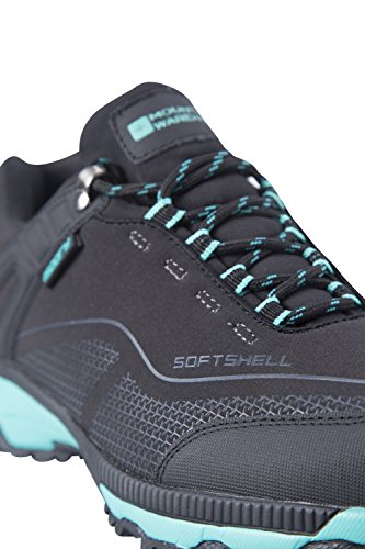 Mountain Warehouse Zapatillas Impermeables Collie para Mujer - Calzado liviano para Damas, Zapatos Transpirables, Zapatos Suaves para Caminar Negro Talla Zapatos Mujer 39 EU