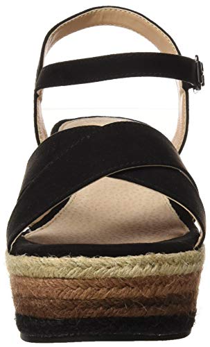 MTNG 50740 - Sandalias con Plataforma para Mujer, Negro (Antil C35442) 39 EU